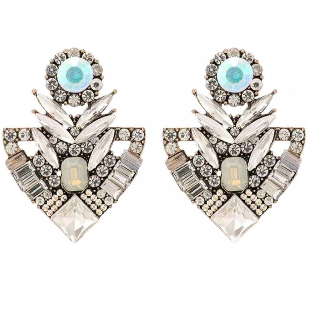 💛 NEW gorgeous & stunning Austrian crystal drop earrings 💛